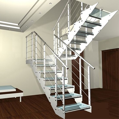 双梁室内楼梯厂家介绍小面积居室楼梯的改造